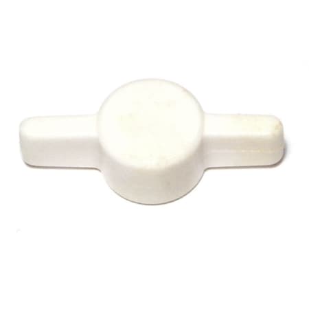 Midwest Fastener 5/16" White Plastic Tee Thumb Screw Knobs 5PK 70887